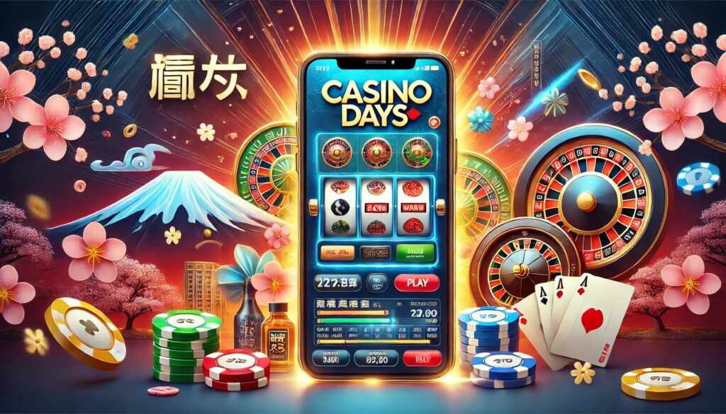 CasinoDaysオンラインカジノのモバイルゲーム