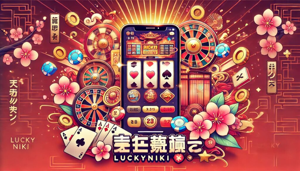 LuckyNiki オンラインカジノのモバイルゲーム